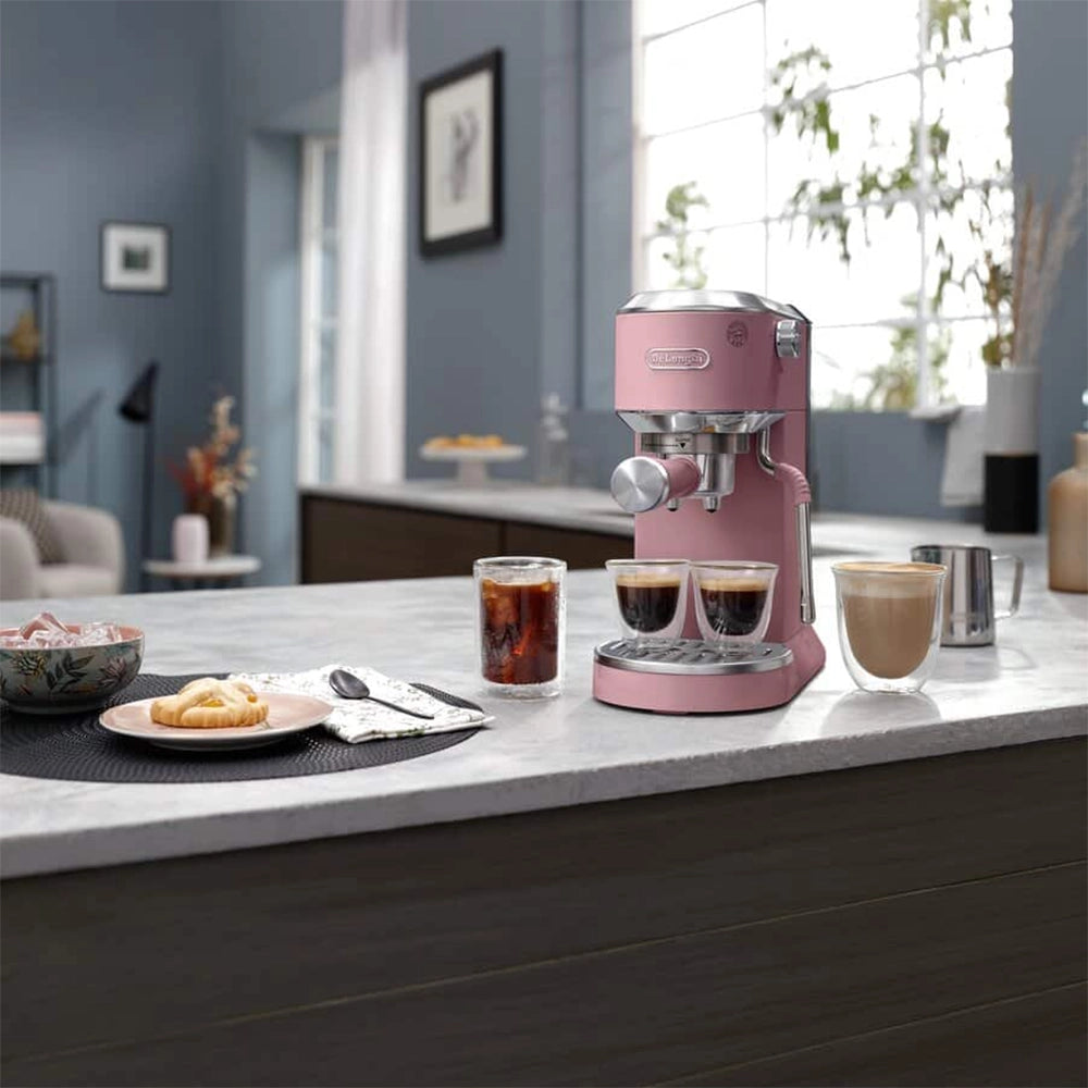 Delonghi Dedica Duo Espresso Coffee Maker - EC890 Pink