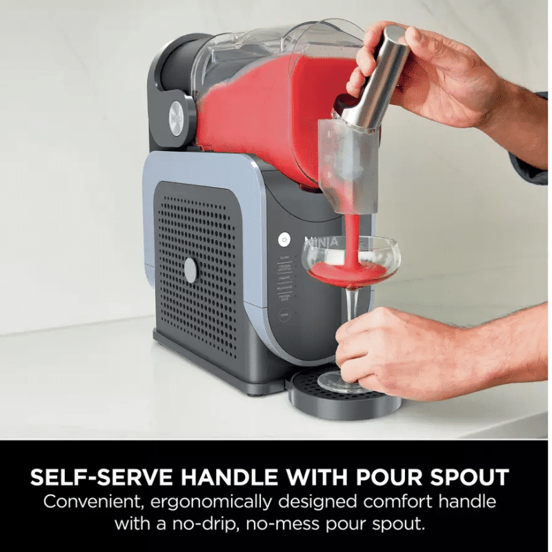 Ninja SLUSHi Professional Frozen Drink Maker with Rapid Chill Technology 5 Preset Programs, Frozen Margaritas, Frappés , Middle East Version 1.9 L 200 W FS301ME Black
