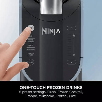 Ninja SLUSHi Professional Frozen Drink Maker with Rapid Chill Technology 5 Preset Programs, Frozen Margaritas, Frappés , Middle East Version 1.9 L 200 W FS301ME Black