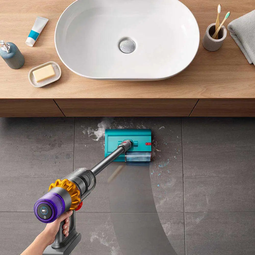 Dyson V15s Detect Submarine Vacuum Cleaner, Yellow/Nickel