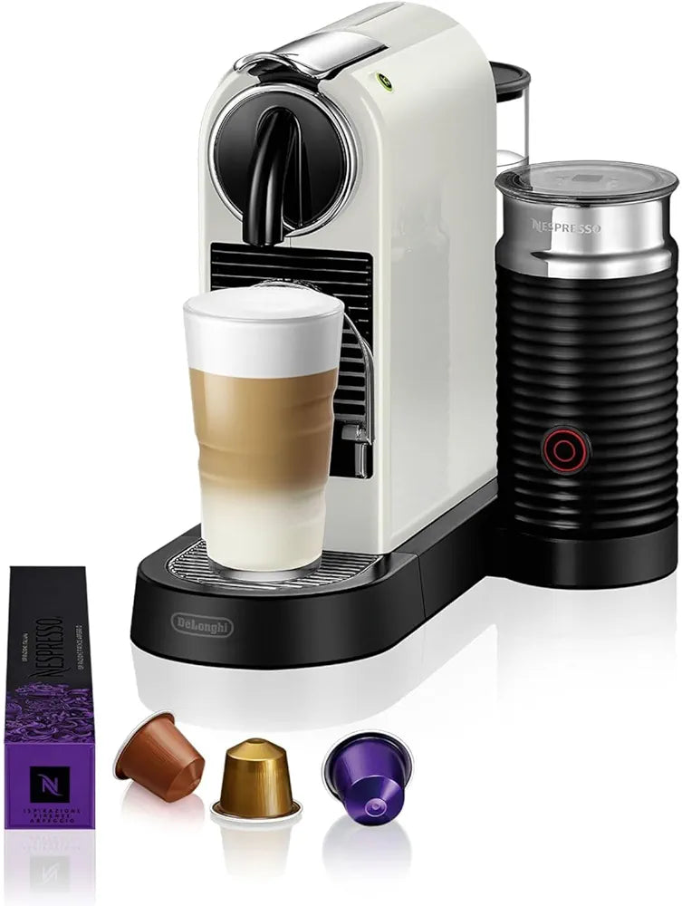 Nespresso Citiz Coffee Machine with Milk Frother - EN267 (White)