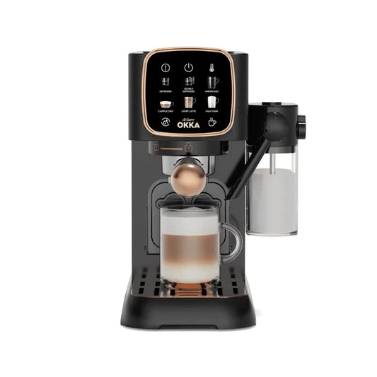 Okka Espresso Solo M Semi-Automatic Espresso Machine OK0032-04 Black-Copper