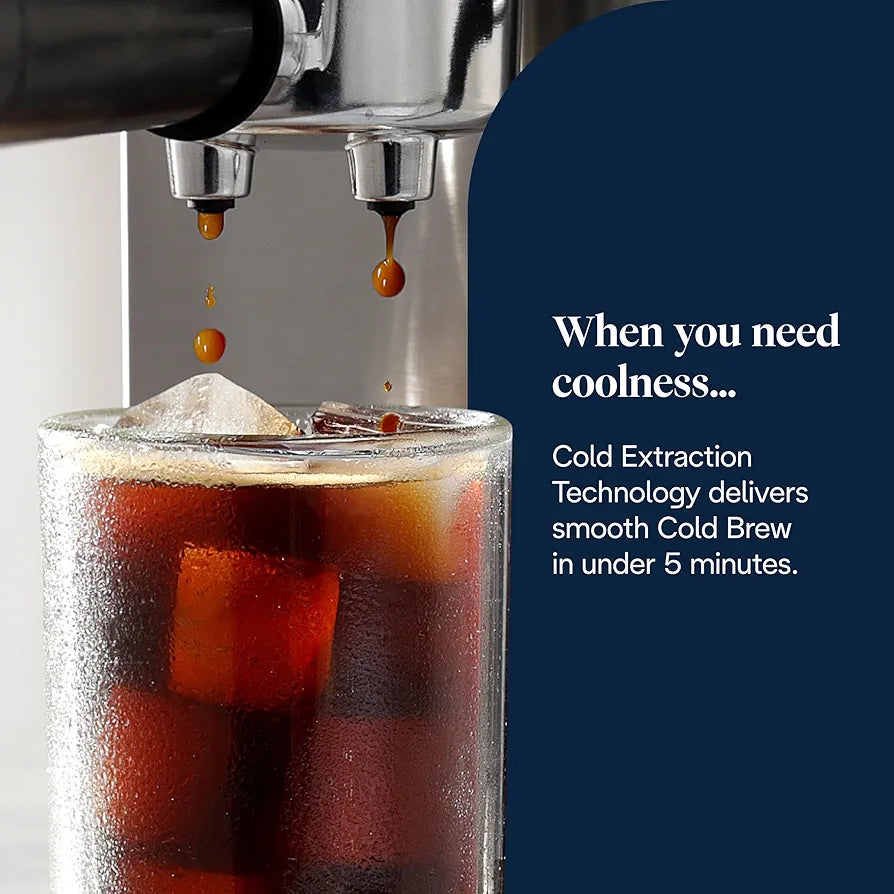 Delonghi Dedica Duo Espresso Coffee Maker - EC890 silver