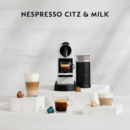 Nespresso Citiz Coffee Machine with Milk Frother - EN267 (White)
