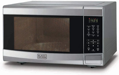 Black&Decker 42L Microwave Oven with Grill, Silver