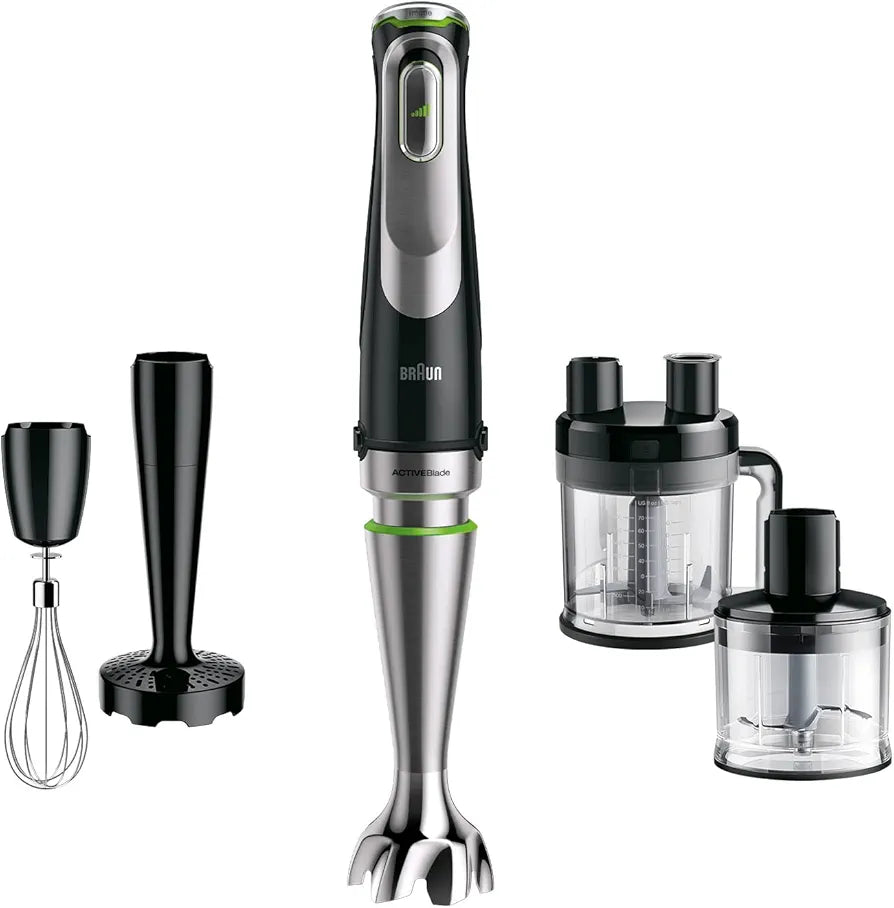 Braun
Braun MultiQuick 7 Multifunction Hand Blender, 2 Liter, 1200 Watt, Black - MQ9187XLI