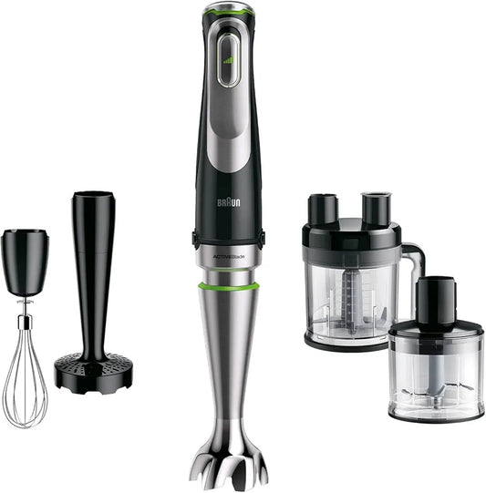 Braun
Braun MultiQuick 7 Multifunction Hand Blender, 2 Liter, 1200 Watt, Black - MQ9187XLI