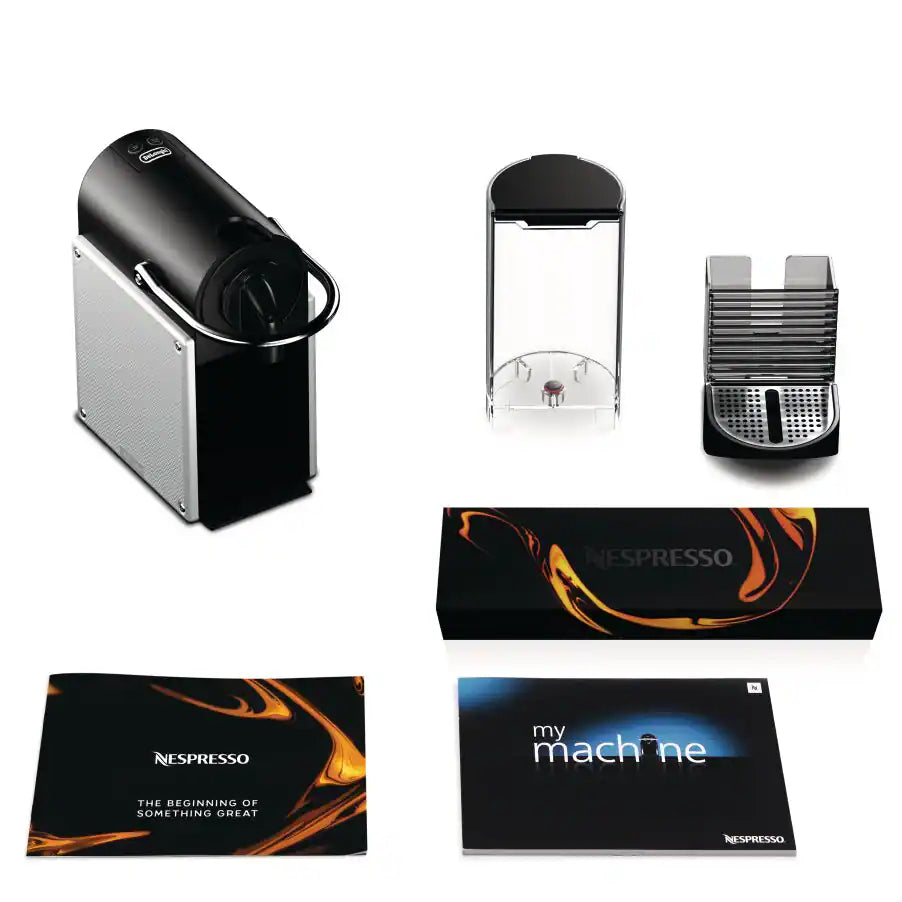 Nespresso Pixie Espresso Machine by De'Longhi, Aluminum - EN124S