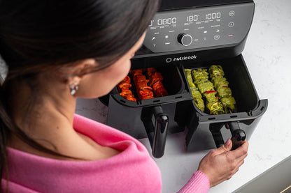 Nutricook Duo 2 vision Air Fryer, 8.5 Liters, 2400 Watt, Black