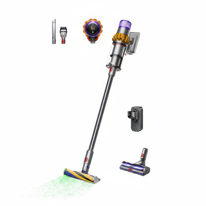Dyson V15 Detect Cordless Vacuum Cleaner, Yellow/Nickel