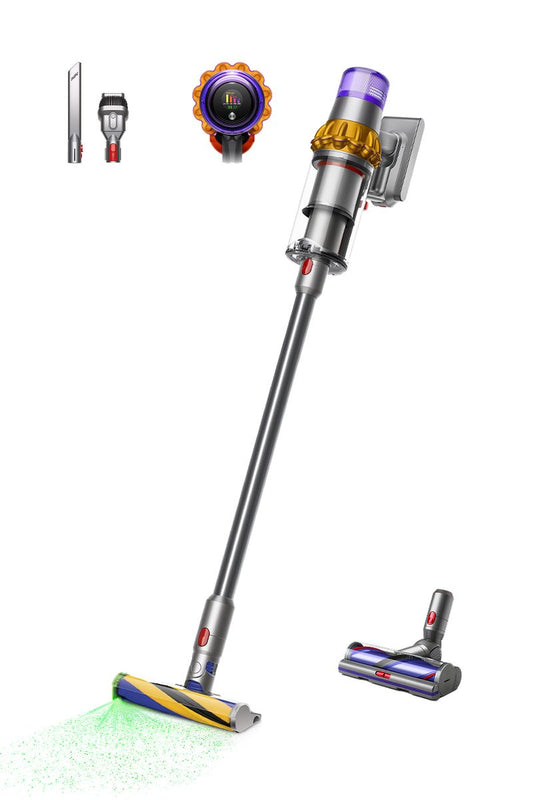 Dyson V15 Detect Cordless Vacuum Cleaner, Yellow/Nickel