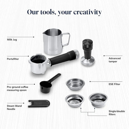 Delonghi Dedica Duo Espresso Coffee Maker - EC890 silver