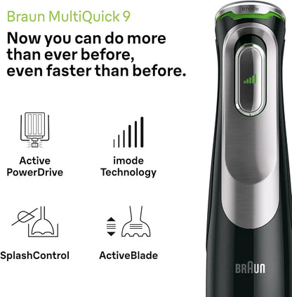 Braun
Braun MultiQuick 7 Multifunction Hand Blender, 2 Liter, 1200 Watt, Black - MQ9187XLI