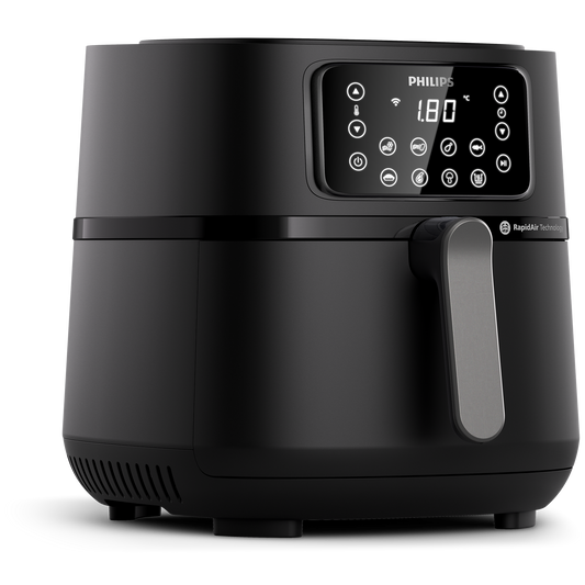 Philips 5000 Series XXL Air Fryer, 7.2 Liter, 2000 Watt, Black - HD9285/91