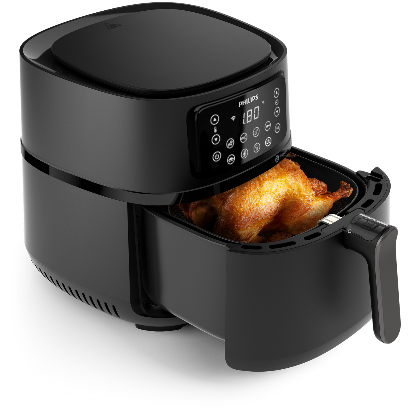 Philips 5000 Series XXL Air Fryer, 7.2 Liter, 2000 Watt, Black - HD9285/91