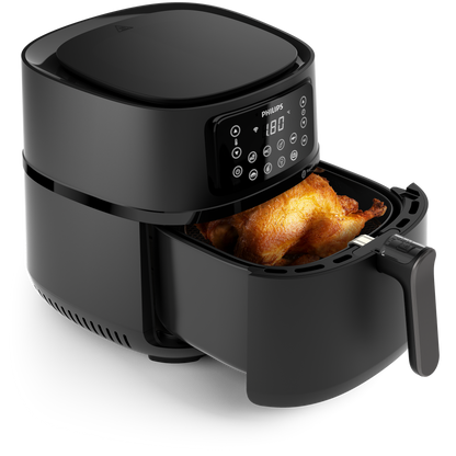 Philips 5000 Series XXL Air Fryer, 7.2 Liter, 2000 Watt, Black - HD9285/91