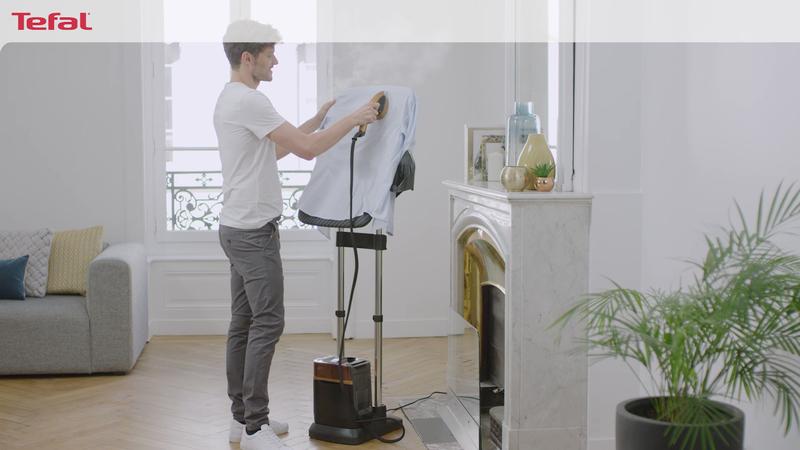 Tefal IXEO POWER Garment Steamer , 1.1 Liter , 2170 Watt , Black Gold - QT2020E0